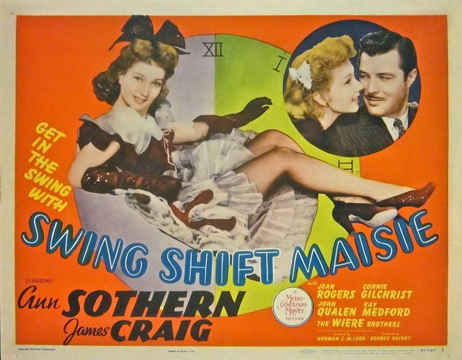 Swing Shift Maisie - Lobby Cards