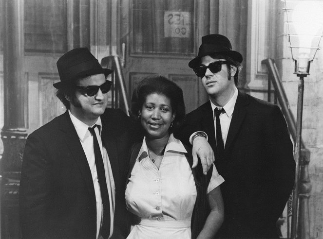 The Blues Brothers - A blues testvérek - Filmfotók - John Belushi, Aretha Franklin, Dan Aykroyd