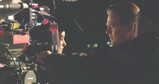A Origem - De filmagens - Marion Cotillard, Leonardo DiCaprio