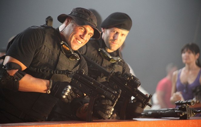 The Expendables - Making of - Randy Couture, Jason Statham