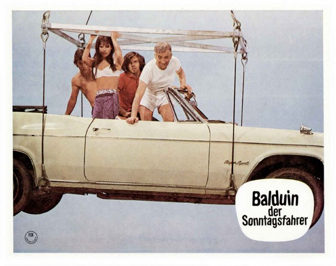 Balduin, der Sonntagsfahrer - Lobbykarten - Olivier de Funès, Geraldine Chaplin, Louis de Funès