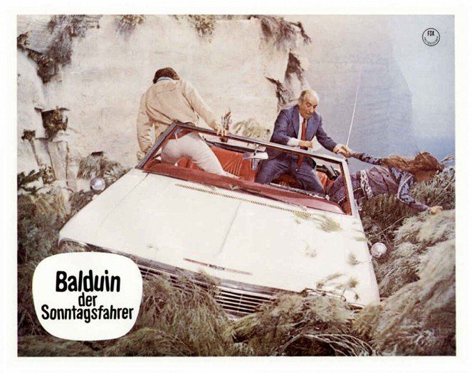 Balduin, der Sonntagsfahrer - Lobbykarten - Louis de Funès