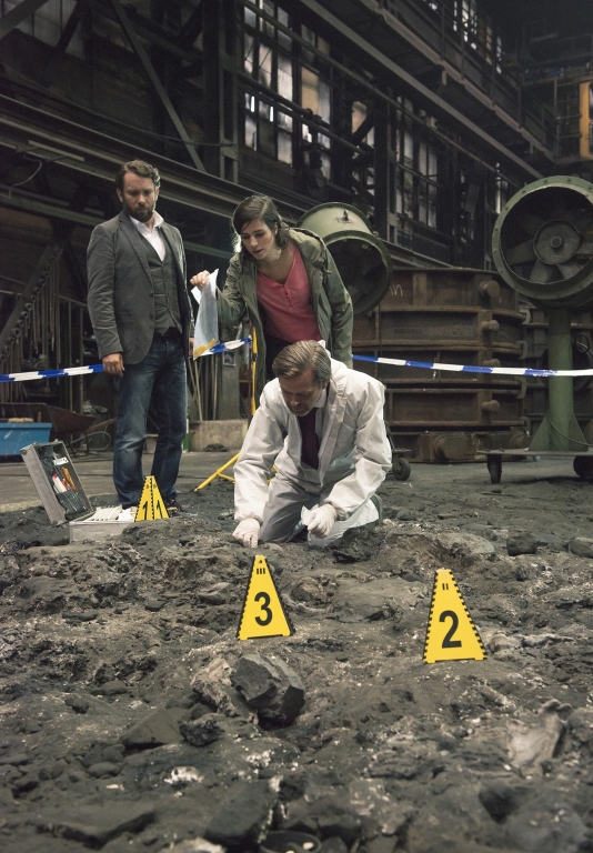 Tatort - Season 47 - Der treue Roy - Filmfotos - Christian Ulmen, Nora Tschirner, Matthias Matschke