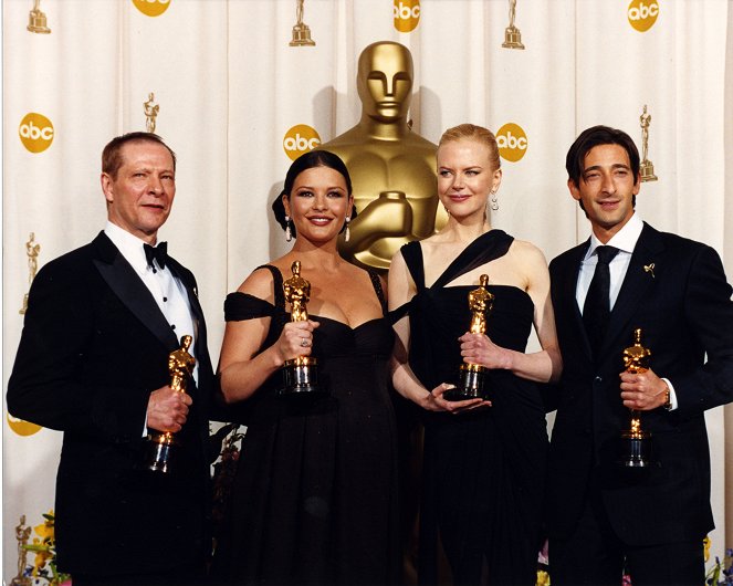 The 75th Annual Academy Awards - De la película - Chris Cooper, Catherine Zeta-Jones, Nicole Kidman, Adrien Brody