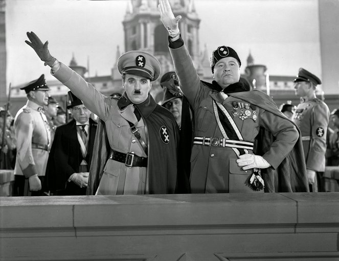 A diktátor - Filmfotók - Charlie Chaplin, Jack Oakie