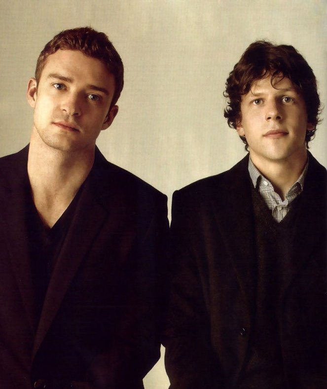 The Social Network - Promokuvat - Justin Timberlake, Jesse Eisenberg