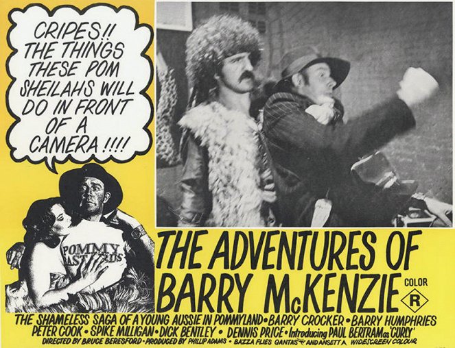 The Adventures of Barry McKenzie - Cartões lobby