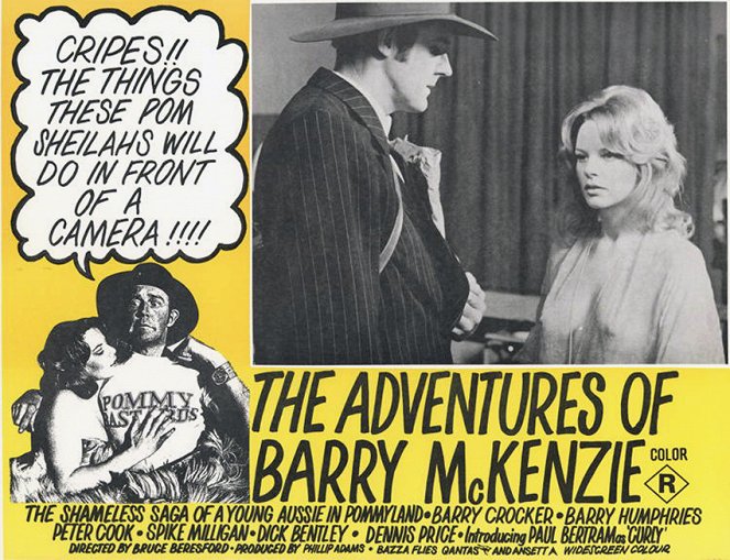 The Adventures of Barry McKenzie - Cartões lobby