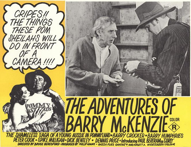The Adventures of Barry McKenzie - Cartes de lobby