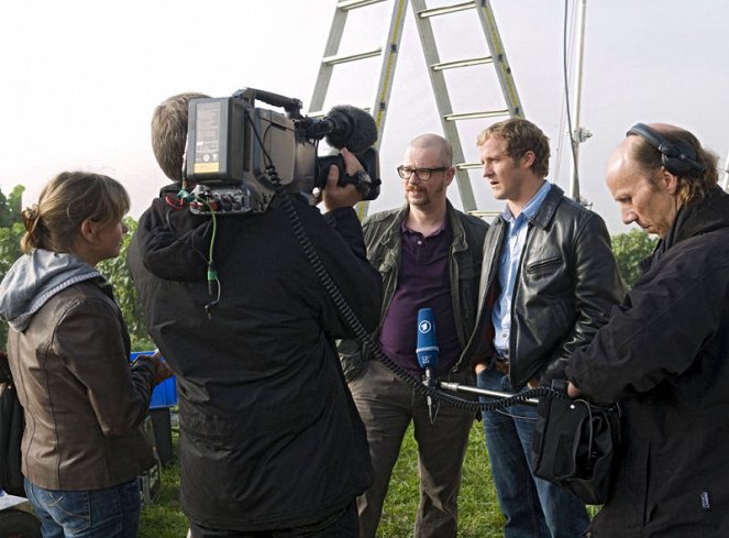 Tatort - Season 40 - Bittere Trauben - Del rodaje - Gregor Weber, Maximilian Brückner