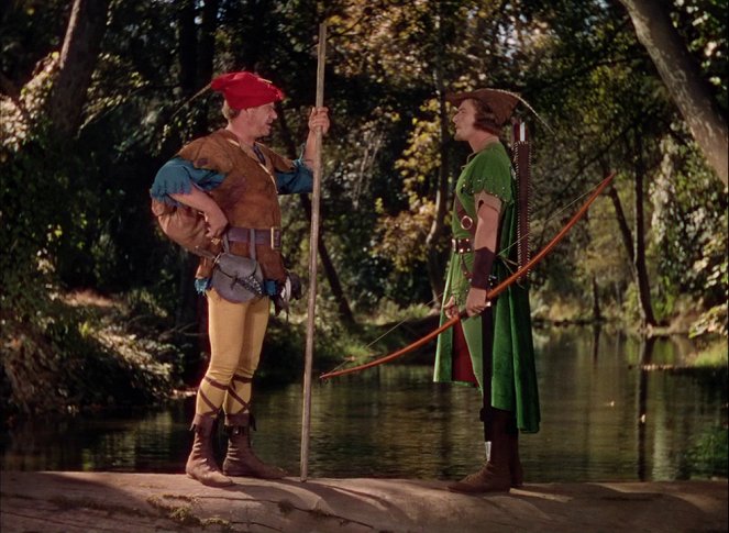 As Aventuras de Robin dos Bosques - Do filme - Alan Hale, Errol Flynn