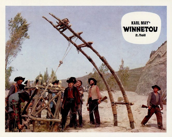 Winnetou - Revolta dos Apaches - Cartões lobby - Anthony Steel