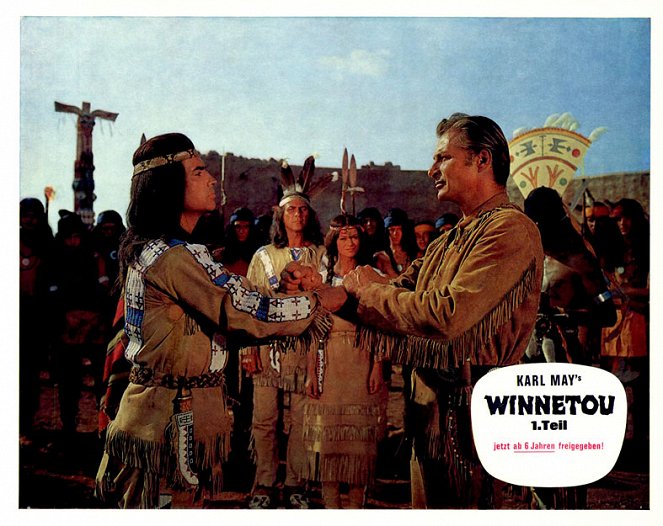 La Révolte des indiens apaches - Cartes de lobby - Pierre Brice, Milivoje Popovic-Mavid, Marie Versini, Lex Barker