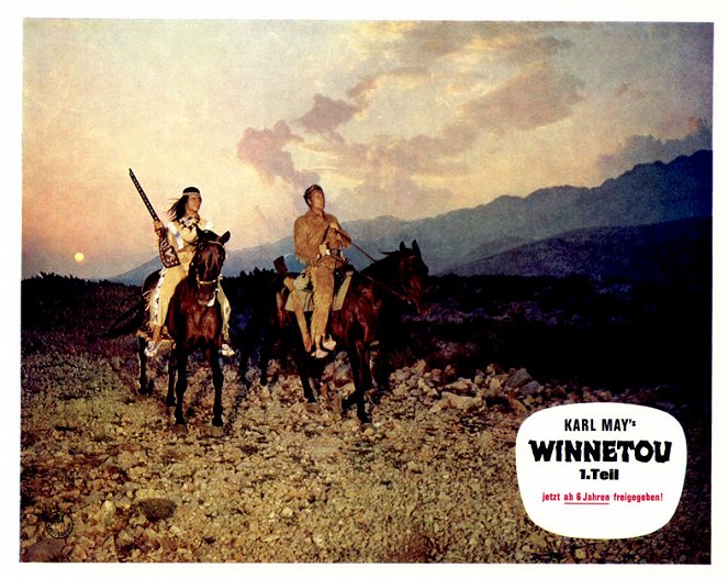 Winnetou 1. - Vitrinfotók - Pierre Brice, Lex Barker