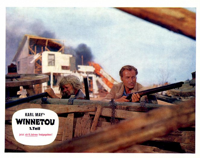 Winnetou 1. - Vitrinfotók - Ralf Wolter, Lex Barker