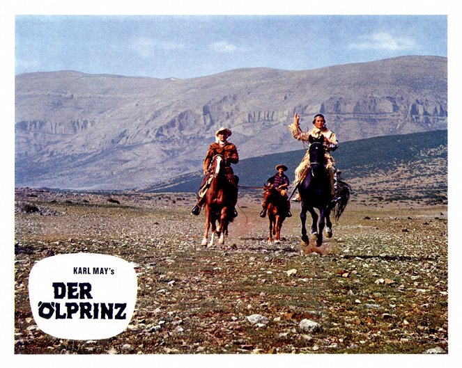 Der Ölprinz - Lobbykaarten - Stewart Granger, Pierre Brice