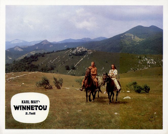 Winnetou II - Lobbykarten - Lex Barker, Pierre Brice