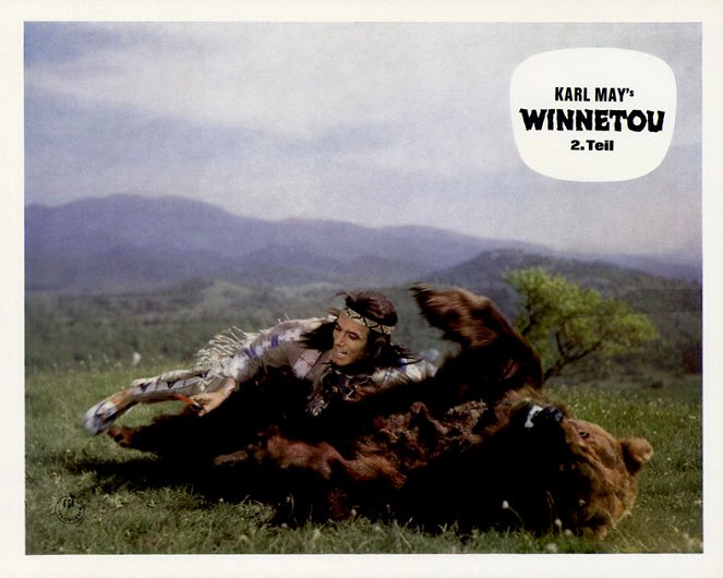 Winnetou - 2. Teil - Lobbykarten - Pierre Brice
