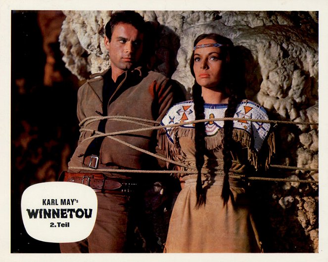Winnetou II - Lobbykarten - Terence Hill, Karin Dor