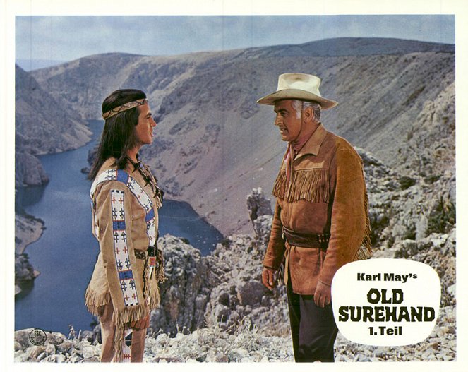 Lännen sankarit - Winnetou ja Old Surehand - Mainoskuvat - Pierre Brice, Stewart Granger