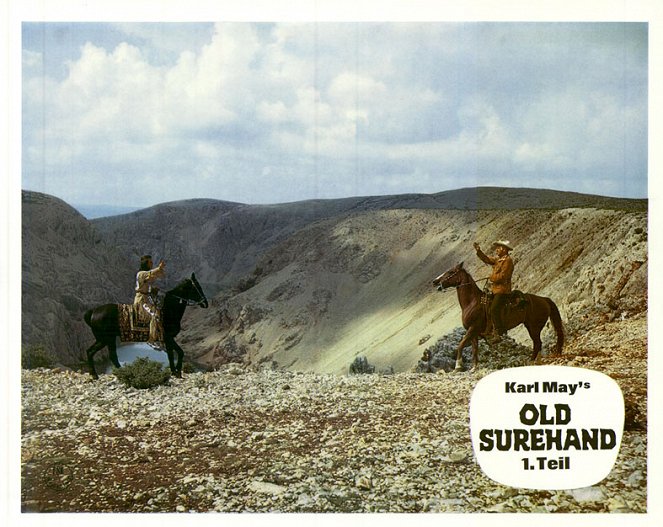 Old Surehand - Lobbykaarten - Pierre Brice, Stewart Granger