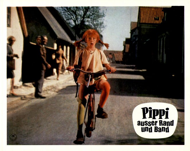 Mit Pippi Langstrumpf auf der Walze - Lobbykarten - Inger Nilsson