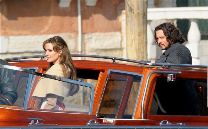 Cizinec - Z natáčení - Angelina Jolie, Johnny Depp