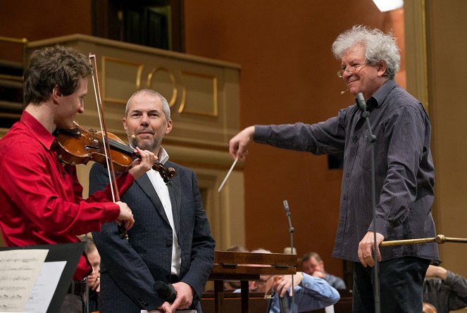 Zkouška orchestru - Photos - Marek Eben, Jiří Bělohlávek