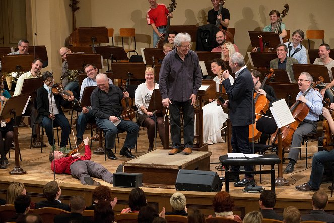 Zkouška orchestru - Photos - Jiří Bělohlávek, Marek Eben