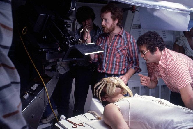A nyolcadik utas: a Halál - Forgatási fotók - Ridley Scott
