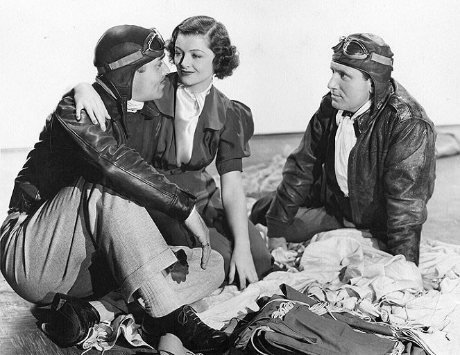 Der Testpilot - Werbefoto - Clark Gable, Myrna Loy, Spencer Tracy