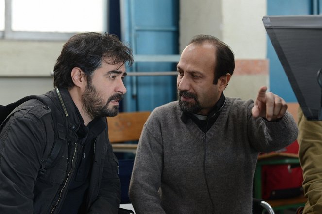 Klient - Z nakrúcania - Shahab Hosseini, Asghar Farhadi