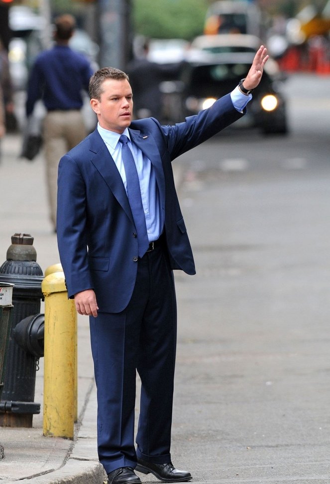 Sorsügynökség - Forgatási fotók - Matt Damon