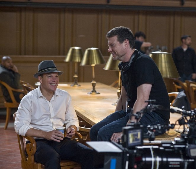 Os Agentes do Destino - De filmagens - Matt Damon, George Nolfi