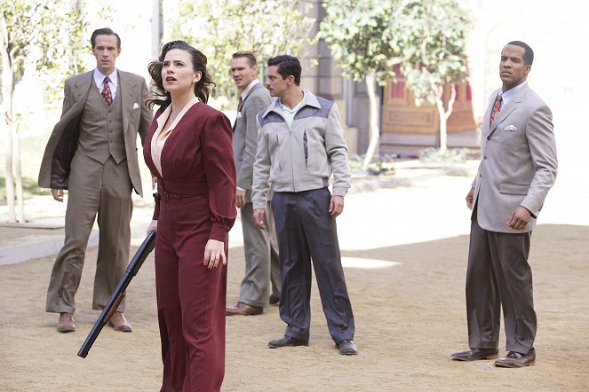 Agent Carter - Hollywood Ending - De la película - James D'Arcy, Hayley Atwell, Chad Michael Murray, Dominic Cooper, Reggie Austin