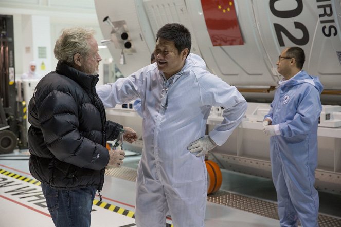 The Martian - Van de set - Ridley Scott, Benedict Wong