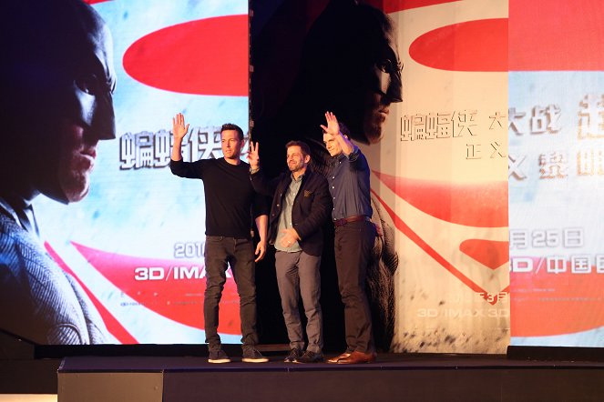 Batman v Superman: Świt sprawiedliwości - Z imprez - Ben Affleck, Zack Snyder, Henry Cavill