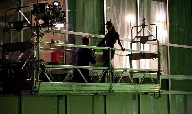 The Dark Knight Rises - Van de set - Anne Hathaway