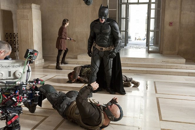 Temný rytíř povstal - Z natáčení - Christian Bale, Tom Hardy
