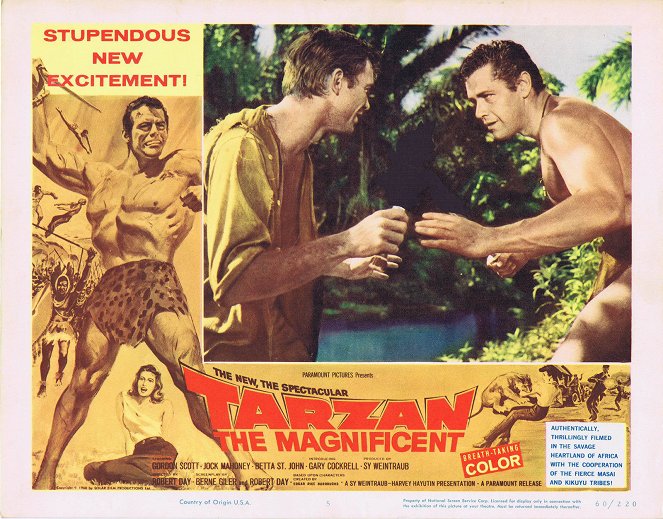 Tarzan the Magnificent - Cartes de lobby