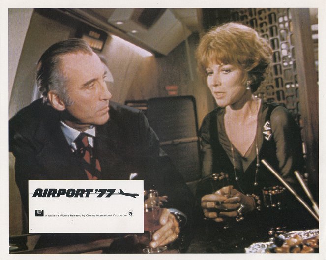 Les Naufragés du 747 - Cartes de lobby - Christopher Lee, Lee Grant