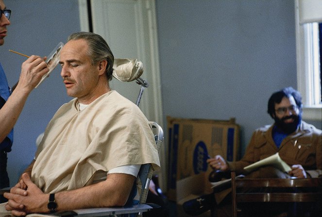 Der Pate - Dreharbeiten - Marlon Brando, Francis Ford Coppola