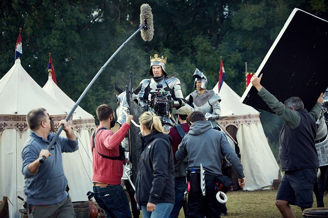 The Hollow Crown - Richard III - Van de set - Benedict Cumberbatch
