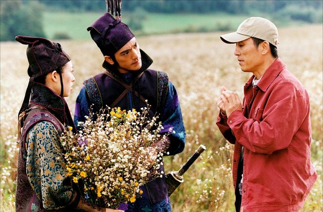 Lentävien tikarien talo - Kuvat kuvauksista - Takeshi Kaneshiro, Yimou Zhang