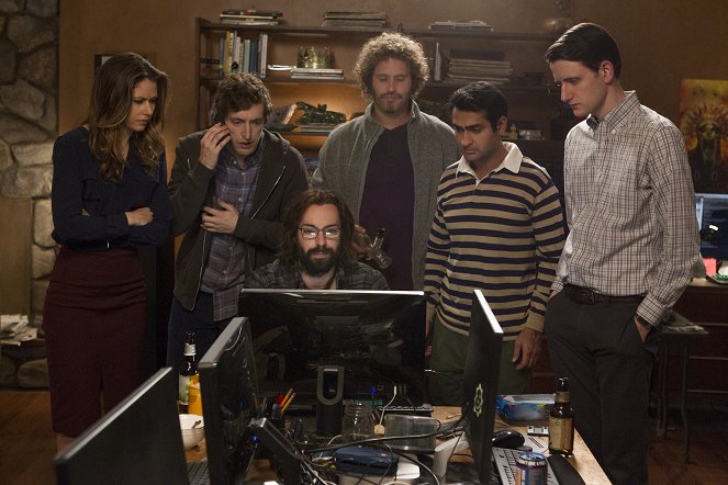 Silicon Valley - Maleant Data Systems Solutions - Photos - Amanda Crew, Thomas Middleditch, Martin Starr, T.J. Miller, Kumail Nanjiani, Zach Woods