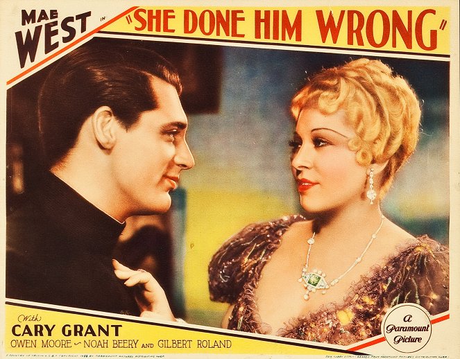 She Done Him Wrong - Lobbykaarten - Cary Grant, Mae West