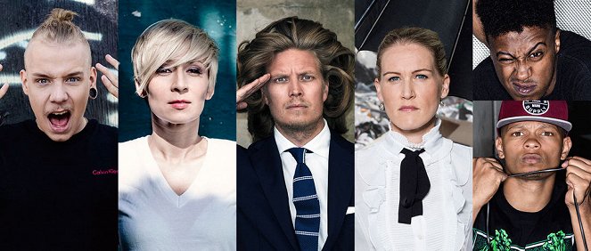 Aleksi Rantamaa, Rakel Liekki, Kaarle Hurtig, Marja Sannikka, Prinssi Jusuf, James Nikander