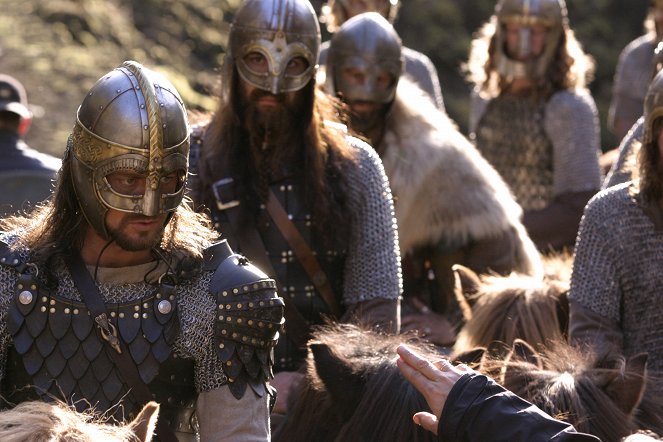 Beowulf & Grendel - A Lenda dos Vikings - De filmagens - Gerard Butler