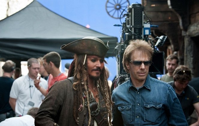 Piratas das Caraíbas - Por Estranhas Marés - De filmagens - Johnny Depp
