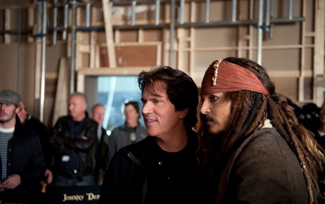 Piratas das Caraíbas - Por Estranhas Marés - De filmagens - Rob Marshall, Johnny Depp